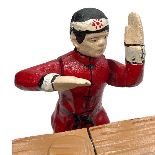 鋳造 貯金箱 iron coin bank KARATE BANK 空手