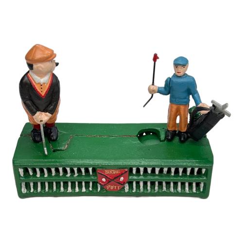 鋳造 貯金箱 iron coin bank BIRDIE PUTT バーディーパット ゴルファー