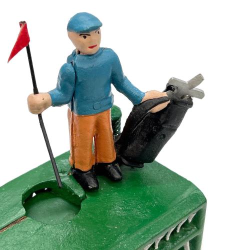 鋳造 貯金箱 iron coin bank BIRDIE PUTT バーディーパット ゴルファー