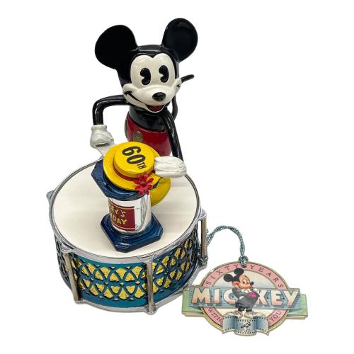 ミッキーマウス 貯金箱 60周年記念 ※ジャンク品/インテリアとして