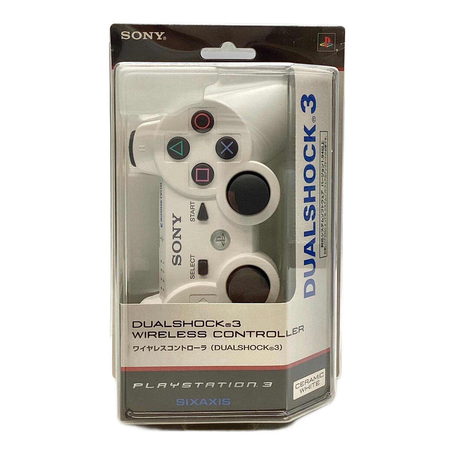 PS3 ワイヤレスコントローラ クラシックホワイト Amazon.com: Sony PlayStation 3 Dualshock 3 Wireless Controller