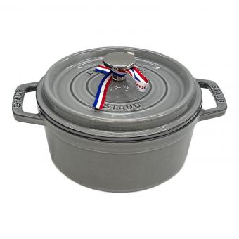 Staub (ストウブ) ピコ ココットラウンド 40509-484 グレー
