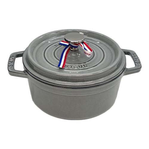 Staub (ストウブ) ピコ ココットラウンド 40509-484 グレー