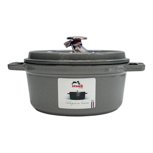 Staub (ストウブ) ピコ ココットラウンド 40509-484 グレー