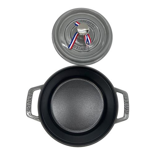 Staub (ストウブ) ピコ ココットラウンド 40509-484 グレー