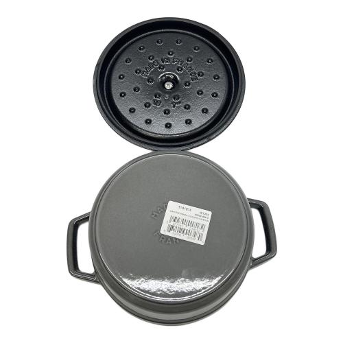 Staub (ストウブ) ピコ ココットラウンド 40509-484 グレー