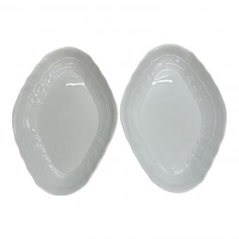 RICHARD GINORI (リチャードジノリ) ヒシガタディッシュ 25.5cm ベッキオ・ホワイト 2Pセット