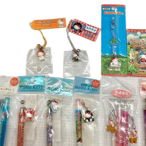 HELLO KITTY ご当地ストラップ・キーホルダー・ボールペン・シャープペン アソート 21本セット