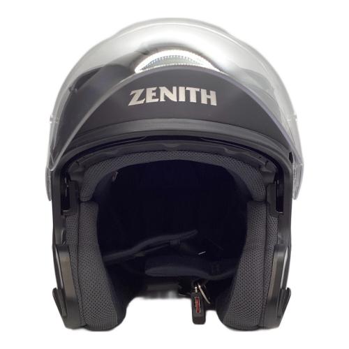 バイク用ヘルメット YJ-17 ZENITH-P ラバートーンブラック 2023年製 Mサイズ 57-58cm