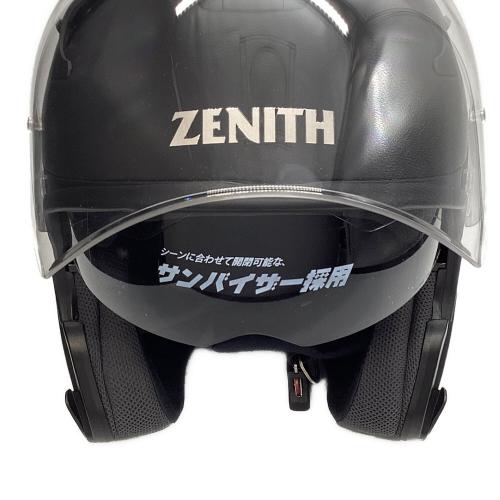 バイク用ヘルメット YJ-17 ZENITH-P ラバートーンブラック 2023年製 Mサイズ 57-58cm