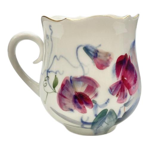 カップ&ソーサー 現代花（青い花模様）