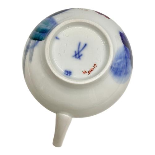 カップ&ソーサー 現代花（青い花模様）