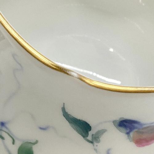 カップ&ソーサー 現代花（青い花模様）