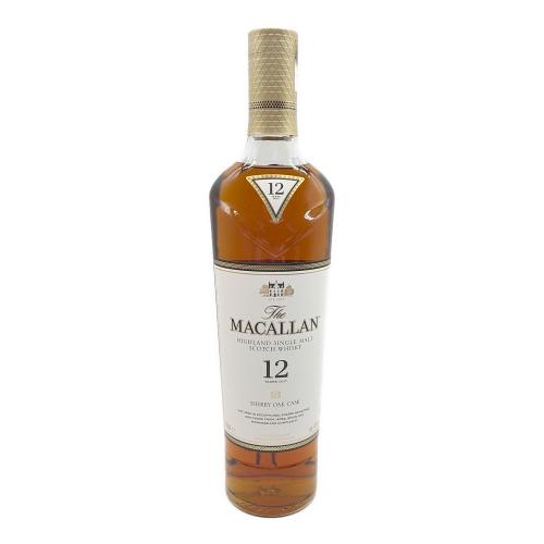 ザマッカラン スコッチウィスキー 12年 sherry oak cask 700ml