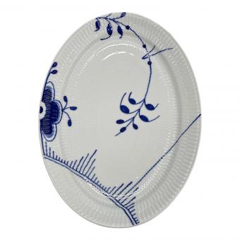 ROYAL COPENHAGEN (ロイヤル・コペンハーゲン) オーバルプレート ブルーフルーテッド・メガ