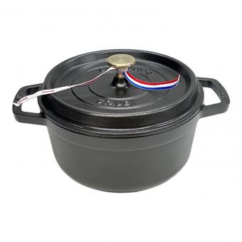 Staub (ストウブ) ココットラウンド 40509-305 22cm ブラック 未使用品