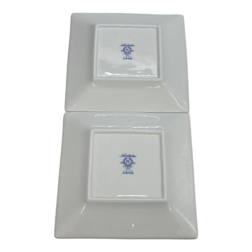 Noritake (ノリタケ) スクエアプレートセット 京香旬彩  絵変り5枚 15cm