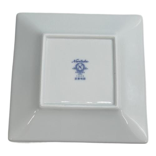 Noritake (ノリタケ) スクエアプレートセット 京香旬彩  絵変り5枚 15cm