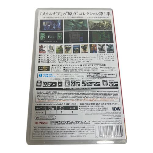 METAL GEAR SOLID vol.1 Nintendo Switch用ソフト ステッカー付 CERO D (17歳以上対象)