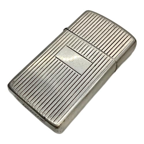 ZIPPO スリムタイプ ストライプ 1980年代製 スターリングシルバー