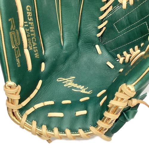 軟式 左投 HYPER TECH COLOR SYNC 投手用 GR5FHTCA15W ダークグリーン