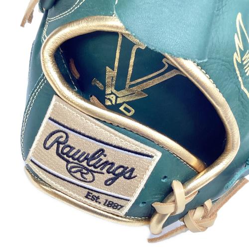 軟式 左投 HYPER TECH COLOR SYNC 投手用 GR5FHTCA15W ダークグリーン