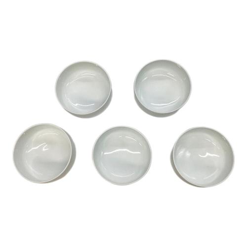 有田焼 蓋付茶器 白磁彫文 井上萬二作