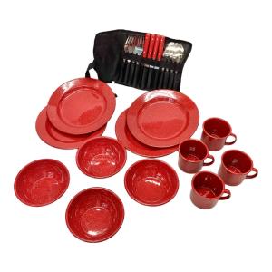 エナメル食器セット 24ピースセット 2000016407