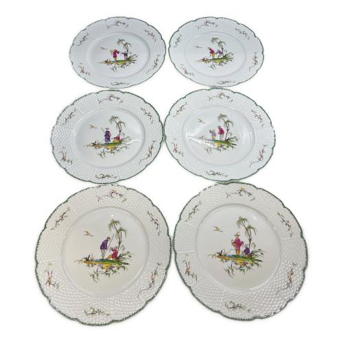 RAYNAUD Limoges (レイノー リモージュ) プレート 27.5cm シキオン No.1~6,絵違い6Pセット