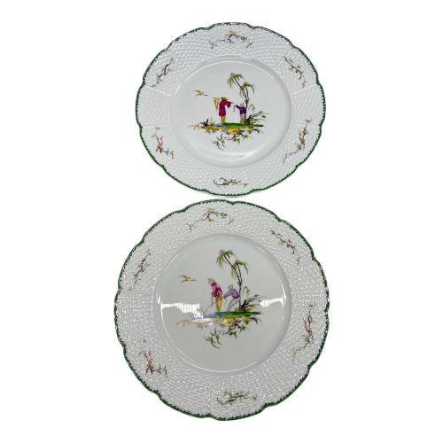 RAYNAUD Limoges (レイノー リモージュ) プレート 27.5cm シキオン No.1~6,絵違い6Pセット