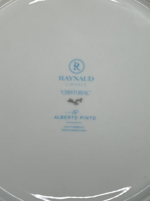 RAYNAUD Limoges (レイノー リモージュ) プレート 30cm クリストバル・ターコイズ