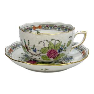 Herend (ヘレンド) カップ&ソーサー インドの華 多彩色 USED