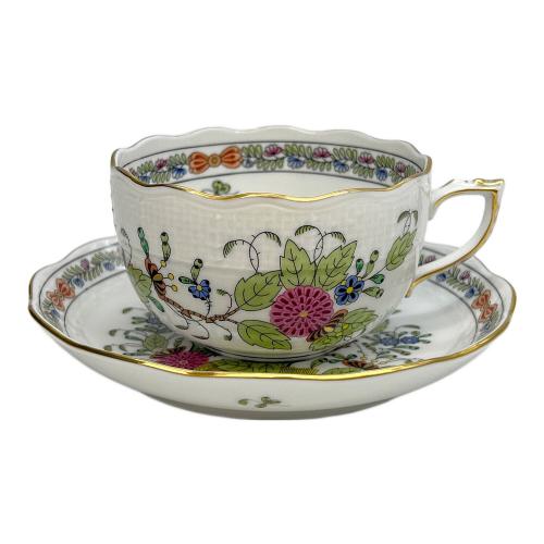 Herend (ヘレンド) カップ&ソーサー インドの華 多彩色 USED