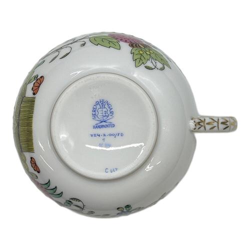 Herend (ヘレンド) カップ&ソーサー インドの華 多彩色 USED