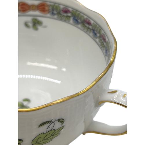 Herend (ヘレンド) カップ&ソーサー インドの華 多彩色 USED