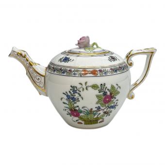 Herend (ヘレンド) ティーポット インドの華 多彩色 ミニ USED