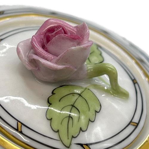 Herend (ヘレンド) ティーポット インドの華 多彩色 ミニ USED