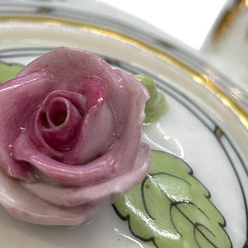 Herend (ヘレンド) ティーポット インドの華 多彩色 ミニ USED