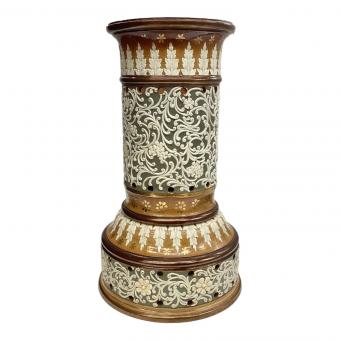 DOULTON ガスランプ装飾部品 ランベス窯 19世紀末～20世紀初頭