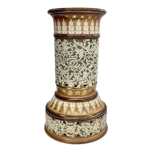 DOULTON ガスランプ装飾部品 ランベス窯 19世紀末～20世紀初頭