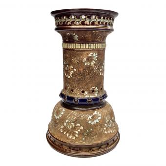 DOULTON ガスランプ装飾部品 ランベス窯 19世紀末～20世紀初頭