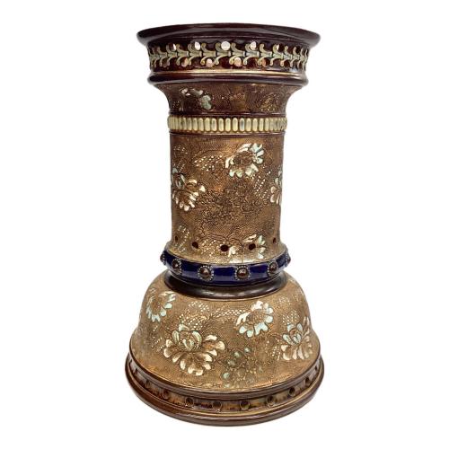 DOULTON ガスランプ装飾部品 ランベス窯 19世紀末～20世紀初頭