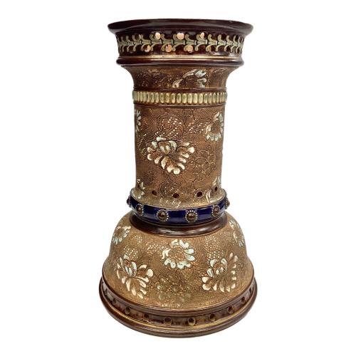 DOULTON ガスランプ装飾部品 ランベス窯 19世紀末～20世紀初頭