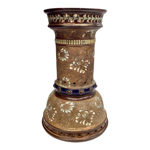 DOULTON ガスランプ装飾部品 ランベス窯 19世紀末～20世紀初頭