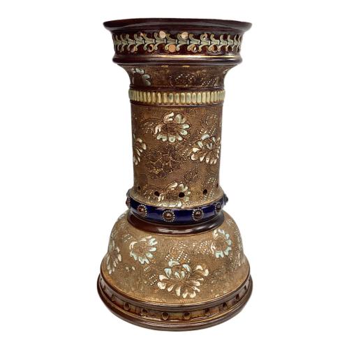 DOULTON ガスランプ装飾部品 ランベス窯 19世紀末～20世紀初頭