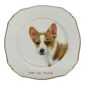 NARUMI (ナルミ) アートプレート 10685-5160/ウェルシュコーギー 愛犬シリーズ/スタジオアート