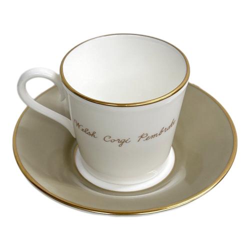 NARUMI (ナルミ) カップ&ソーサー 10685-20722/ウェルシュコーギー 愛犬シリーズ/スタジオアート