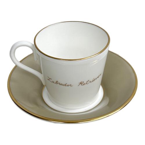 NARUMI (ナルミ) カップ&ソーサー 10687-20722/ラブラドールレトリバー 愛犬シリーズ/スタジオアート