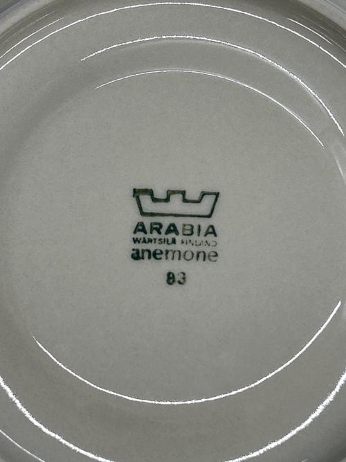 ARABIA (アラビア) カップ&ソーサー アネモネ USED