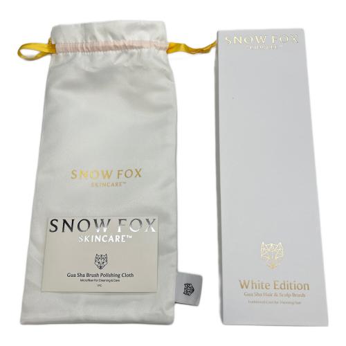SNOW FOX(スノーフォックス) プレミアム FOX カッサ ホワイト ヘアブラシ